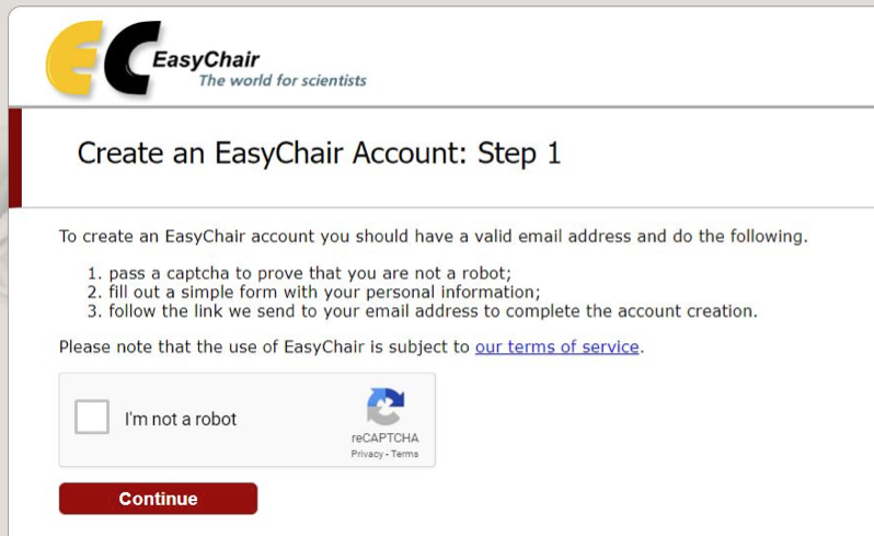 Figure 1: EasyChair submission tutorial